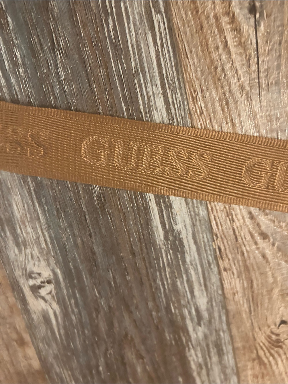 Guess Brown Logo Belt Bag with Gold Hardware crossbody - Picture 2 of 4